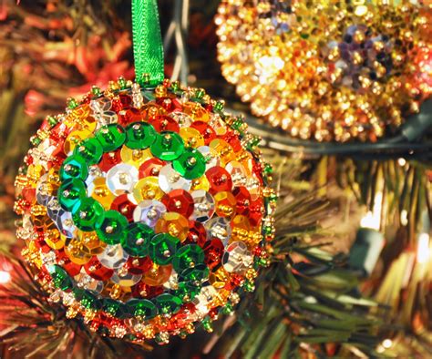 sequined ornament meaning.